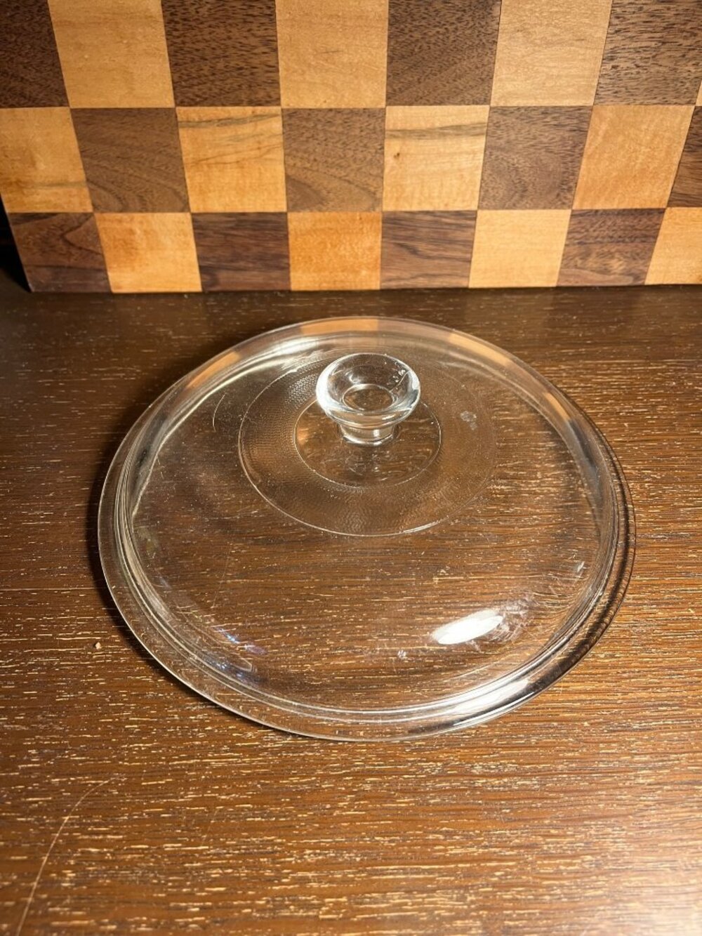 Clear Glass Casserole Dish Lid #408 A361